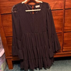 Altar'd State Midnight Black Dress